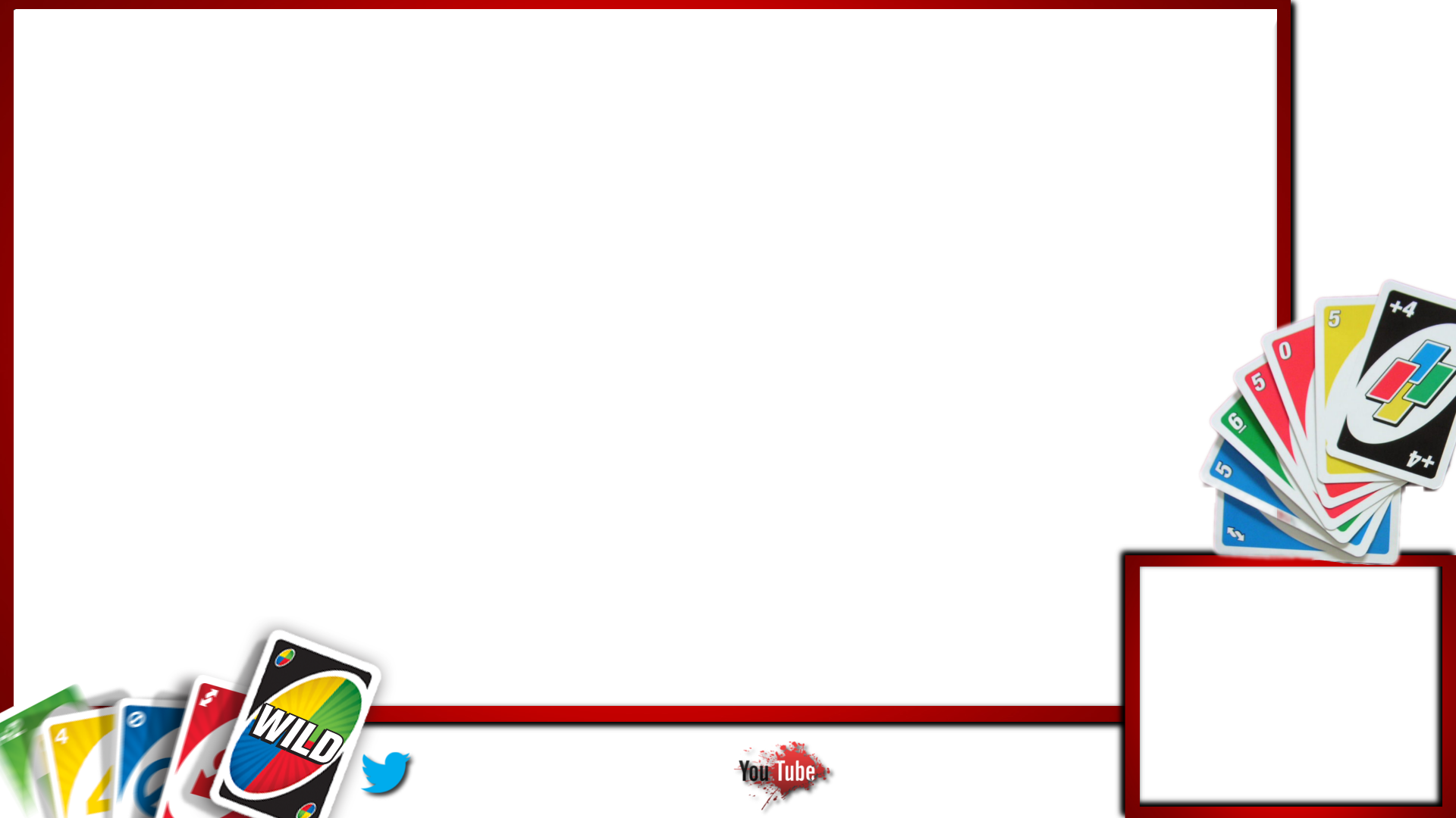 Uno Twitch Overlay (1920x1080), Png Download
