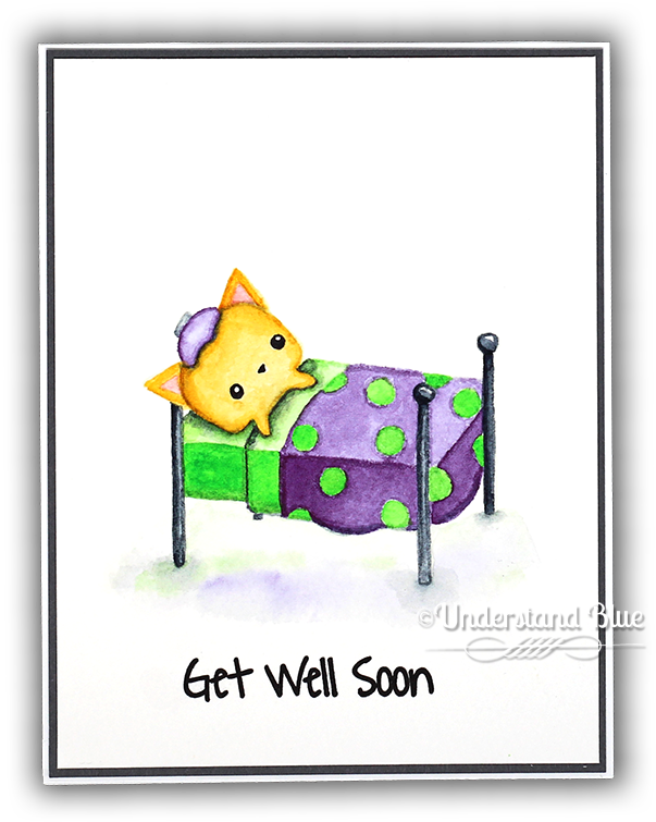 Get Well Soon Card With Waffle Flower By Understand - Flower (650x826), Png Download
