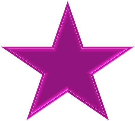Estrellas Png - Black Star Vector (454x407), Png Download