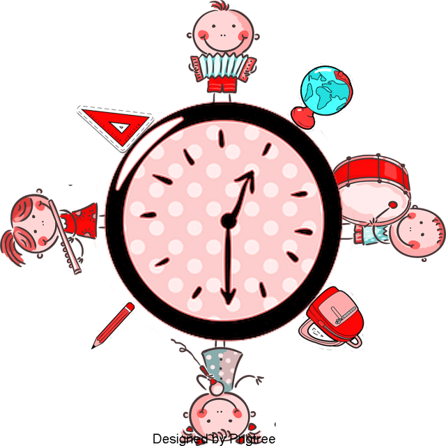 Beautiful Cartoon Cute Hand-painted School Students - Music (640x640), Png Download