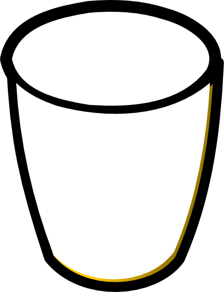 Trash Bin Drawing At Getdrawings - Trash Can Template (456x596), Png Download