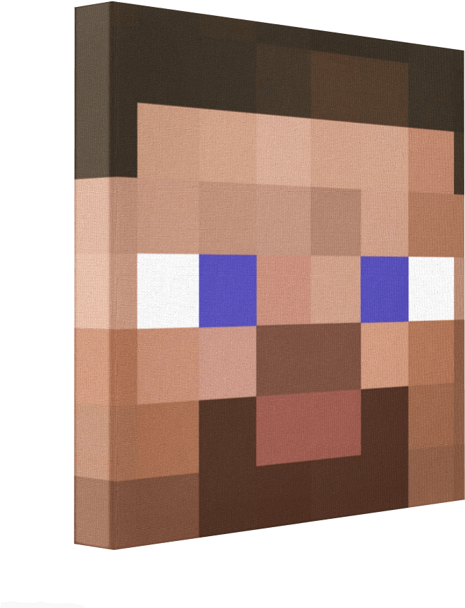 Pics On Canvas - Minecraft (772x925), Png Download