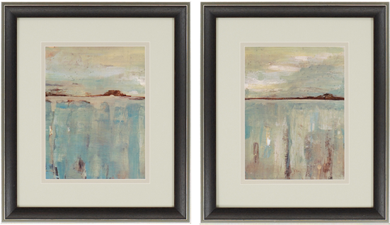Horizon Pk/2 - Horizon Artwork, Set Of 2, 22"x26", Silver, Posters, (550x550), Png Download