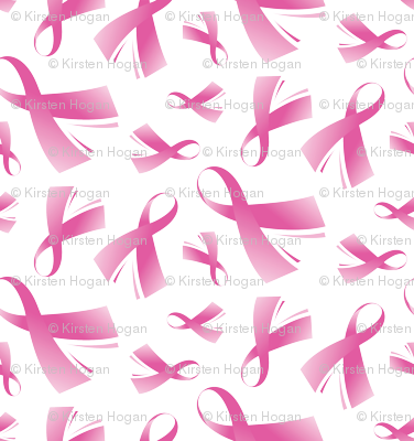 Breast Cancer Pink Ribbon - Cancer Ribbon Repeating Transparent (376x400), Png Download
