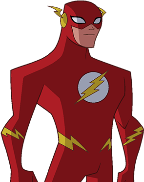 Flash - Justice League Action Flash (1600x413), Png Download