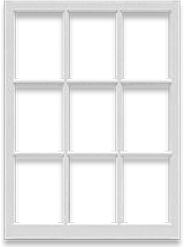 Three Wide Three Tall Window - Tall Window Png (500x500), Png Download
