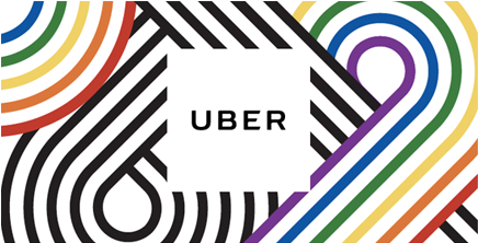 Supporting Inclusivity And Accessibility - Uber Pride Logo (591x300), Png Download