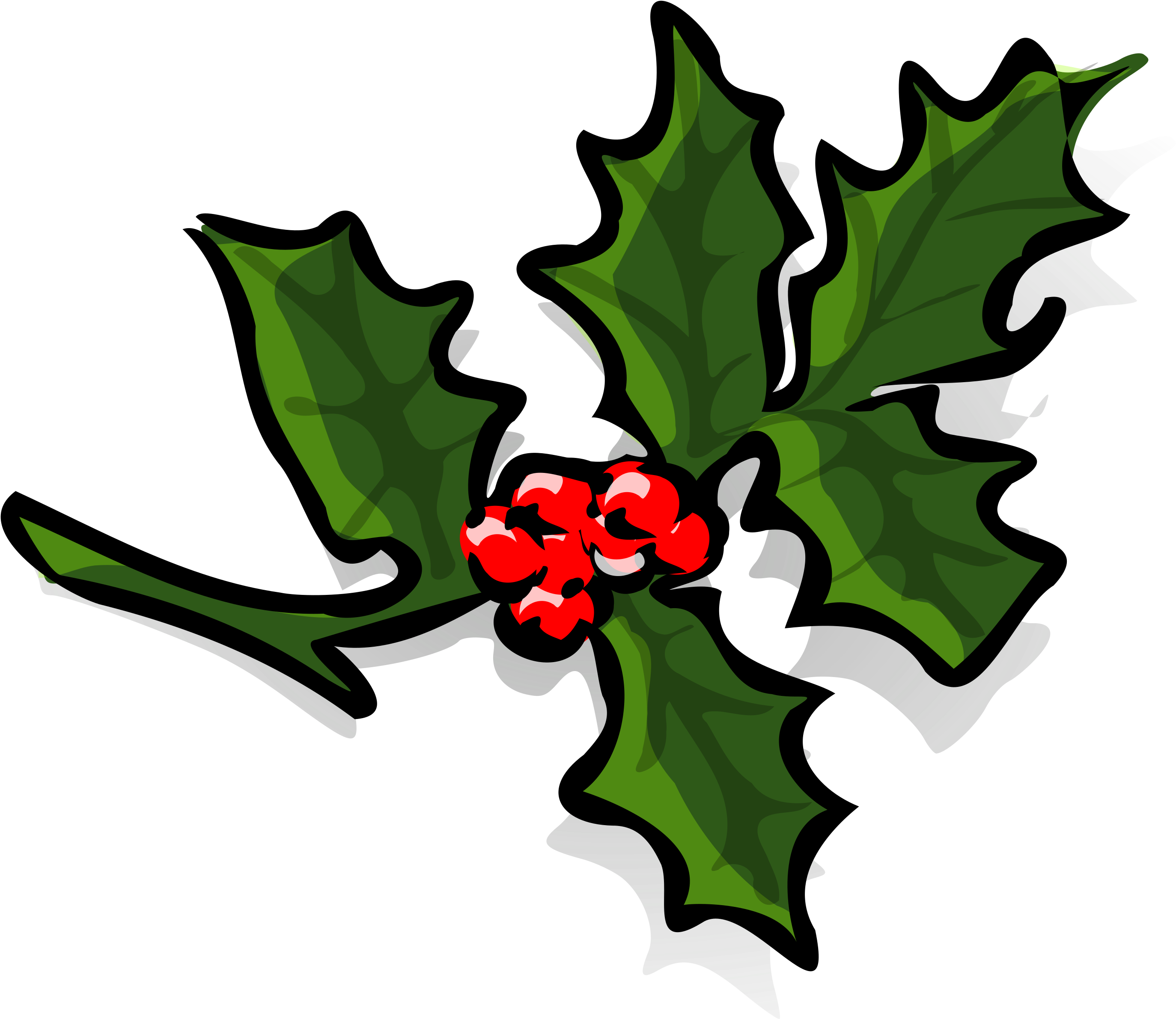 This Free Icons Png Design Of Holly 2 (2757x2400), Png Download