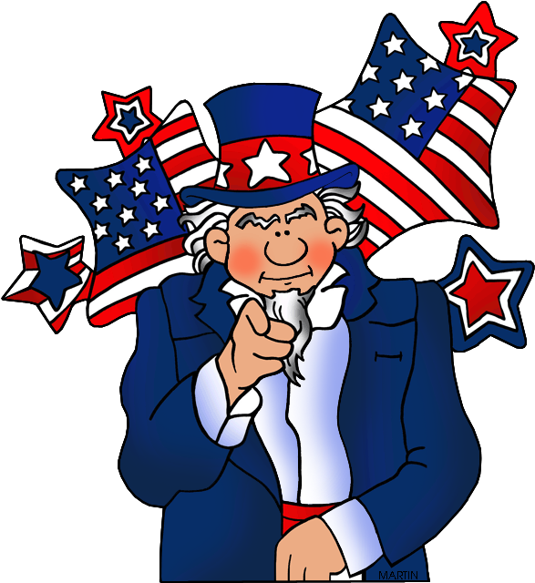 Uncle Sam Clipart Vote - Uncle Sam Clip Art (634x648), Png Download