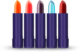 Oasis Lip Gel Rainbow Complete Collection - H20+ Beauty Oasis Lip Service Trio Gift Set, Multicolor (344x376), Png Download
