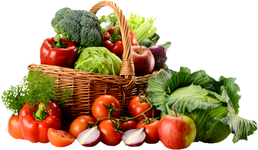 Vegetables Png Pics - Vegetables Png (522x304), Png Download