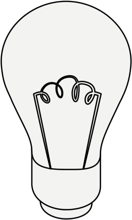 Regular Lightbulb Icon Image - Incandescent Light Bulb (550x550), Png Download