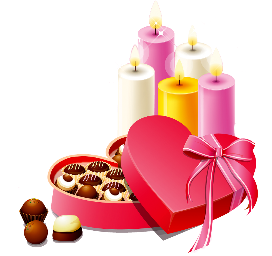 Chocolate Clipart Candle - Candles .png (1000x900), Png Download