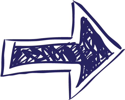 Hand Drawn Arrow - Purple Hand Drawn Arrow Png (500x500), Png Download