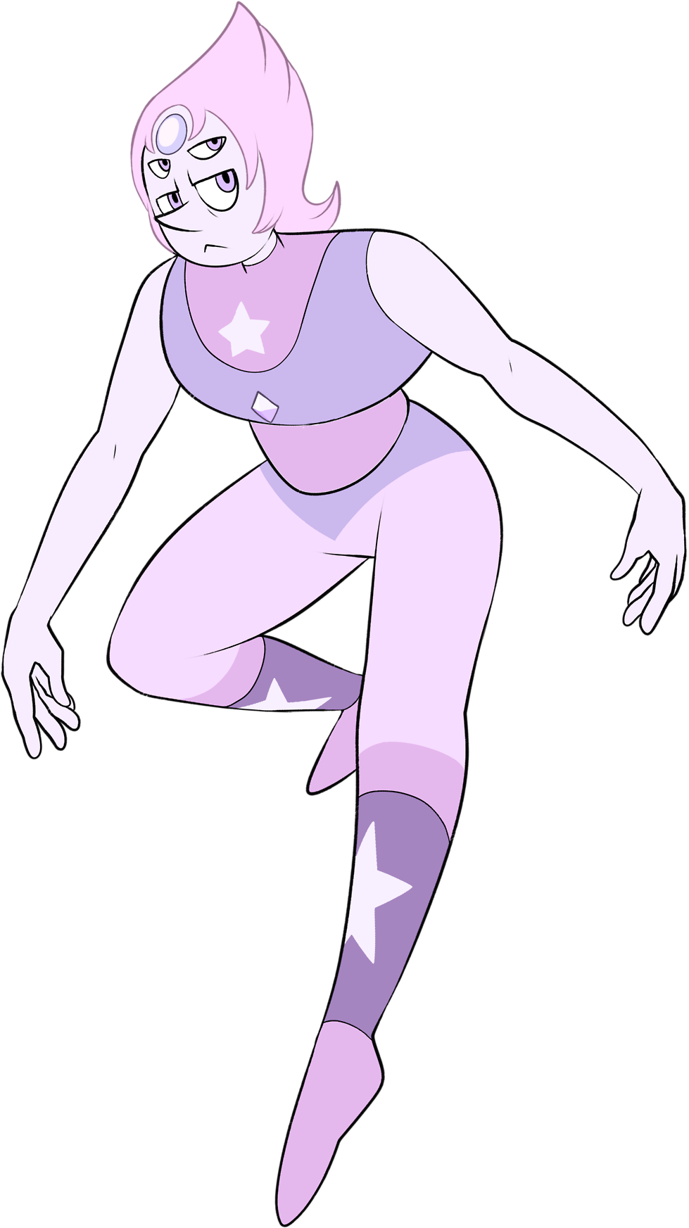 Lavender - Steven Universe Lavender Quartz (1253x1920), Png Download