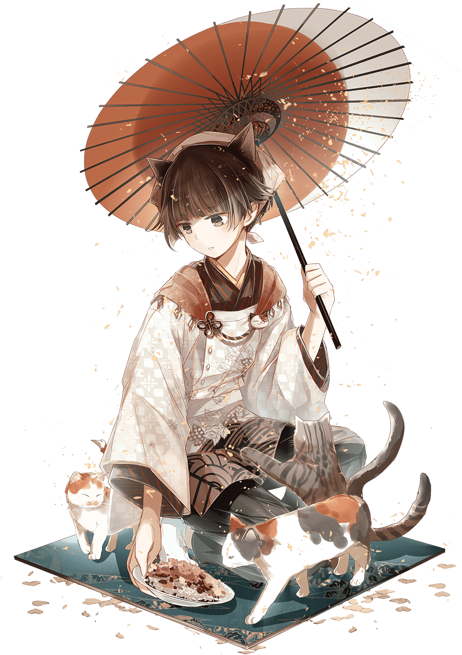 Basic-bonito Rice - Food Fantasy Food Souls (1002x1334), Png Download