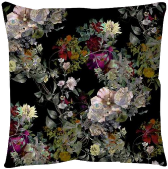 Watercolor Painting Of Leaf And Flowers, Seamless Pattern - Watercolor Painting (400x400), Png Download