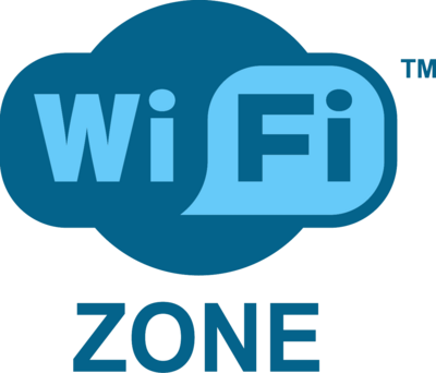 Blue Wifi Logo Psd, Vector Images - Wifi Psd (400x342), Png Download