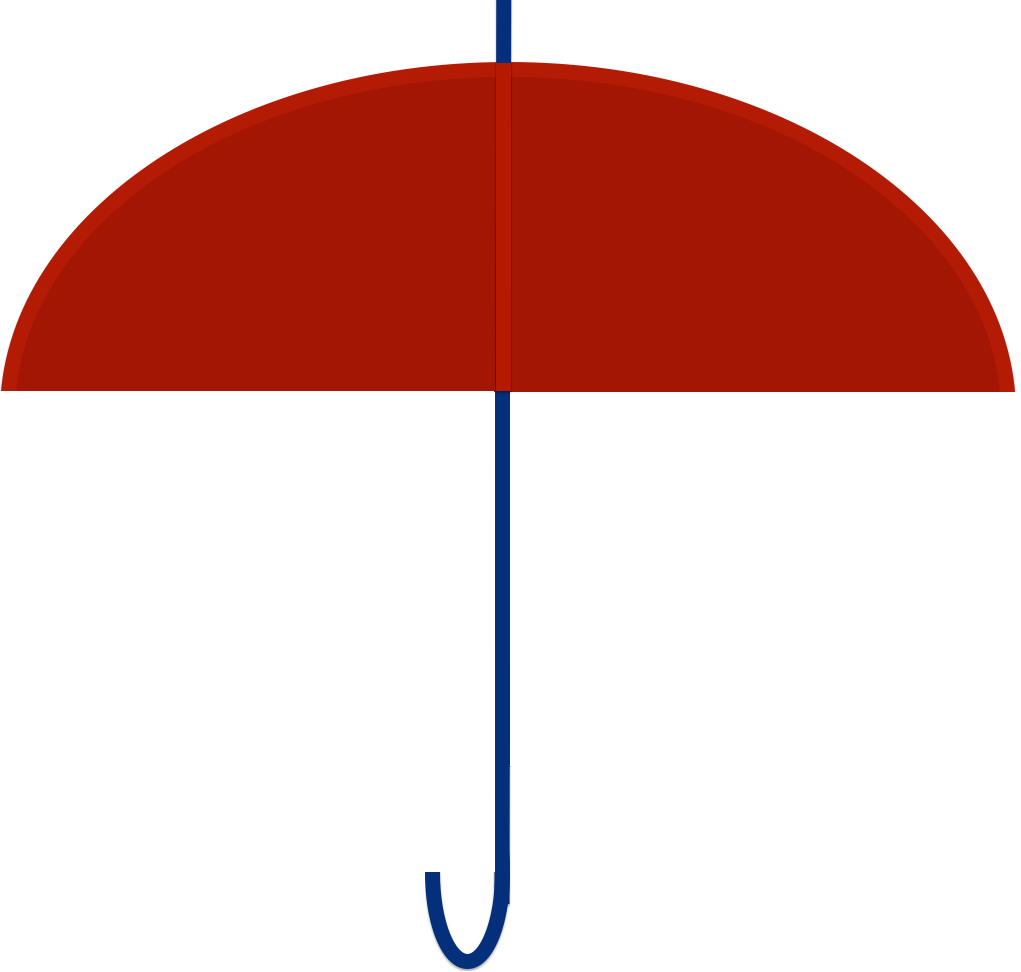 Red Umbrella Png (1021x972), Png Download