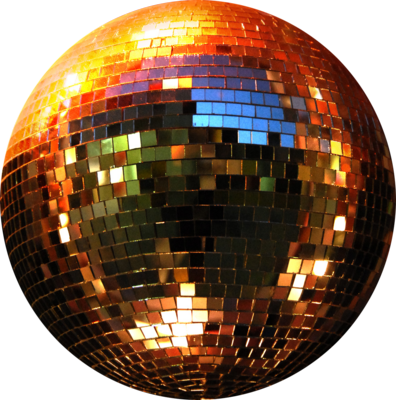 "disco Ball" Or "glitter Ball\ - Disco Light Ball Png (396x400), Png Download