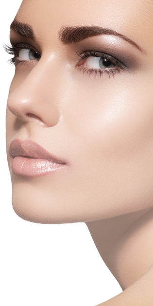 Woman Face Latisse Natural Eyelashes - Face Woman Beautiful Png (315x629), Png Download