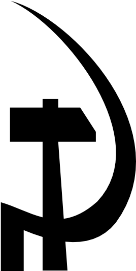 Small Hammer And Sickle (360x600), Png Download