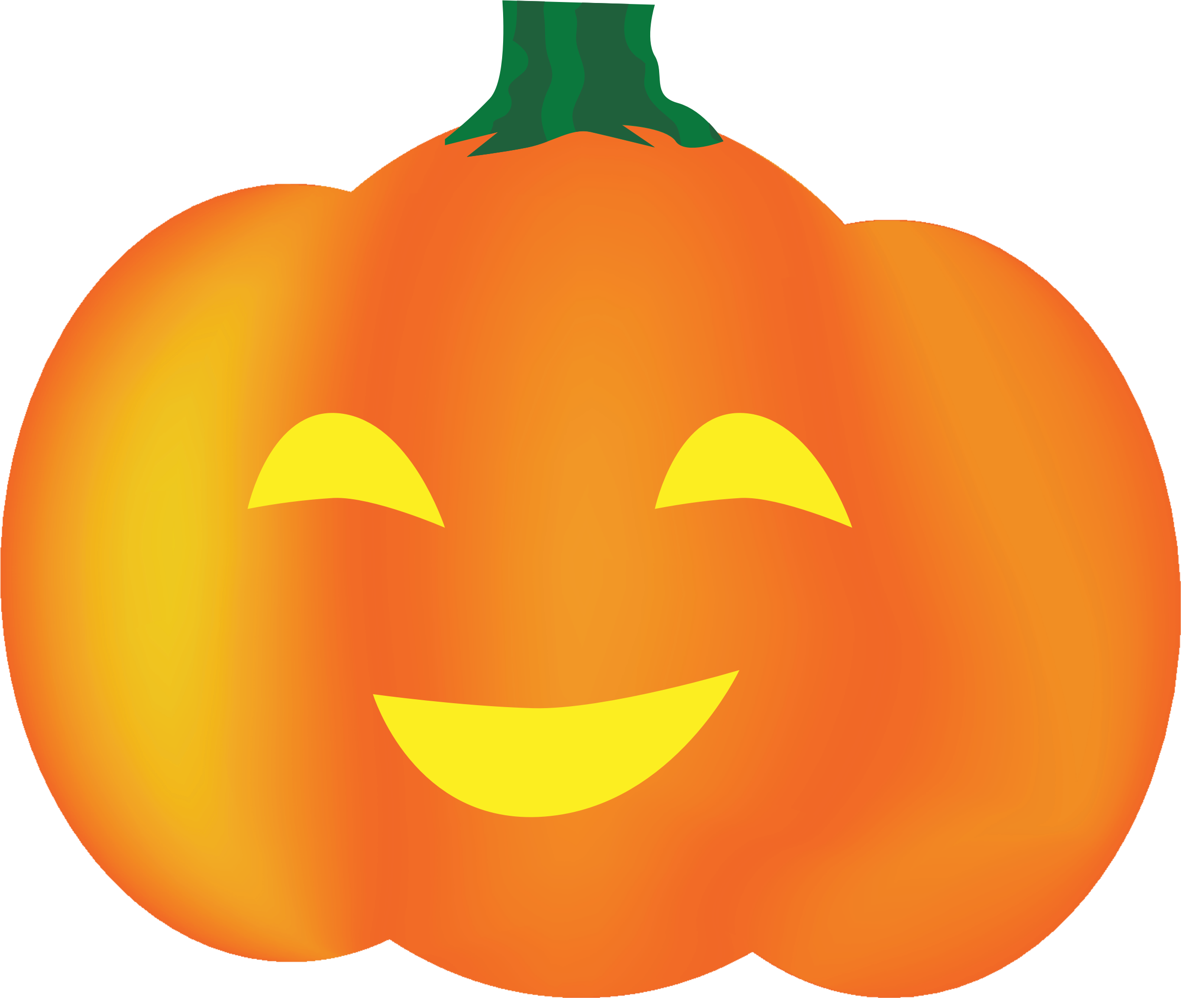 This Free Icons Png Design Of Smiley Pumpkin (2392x2021), Png Download