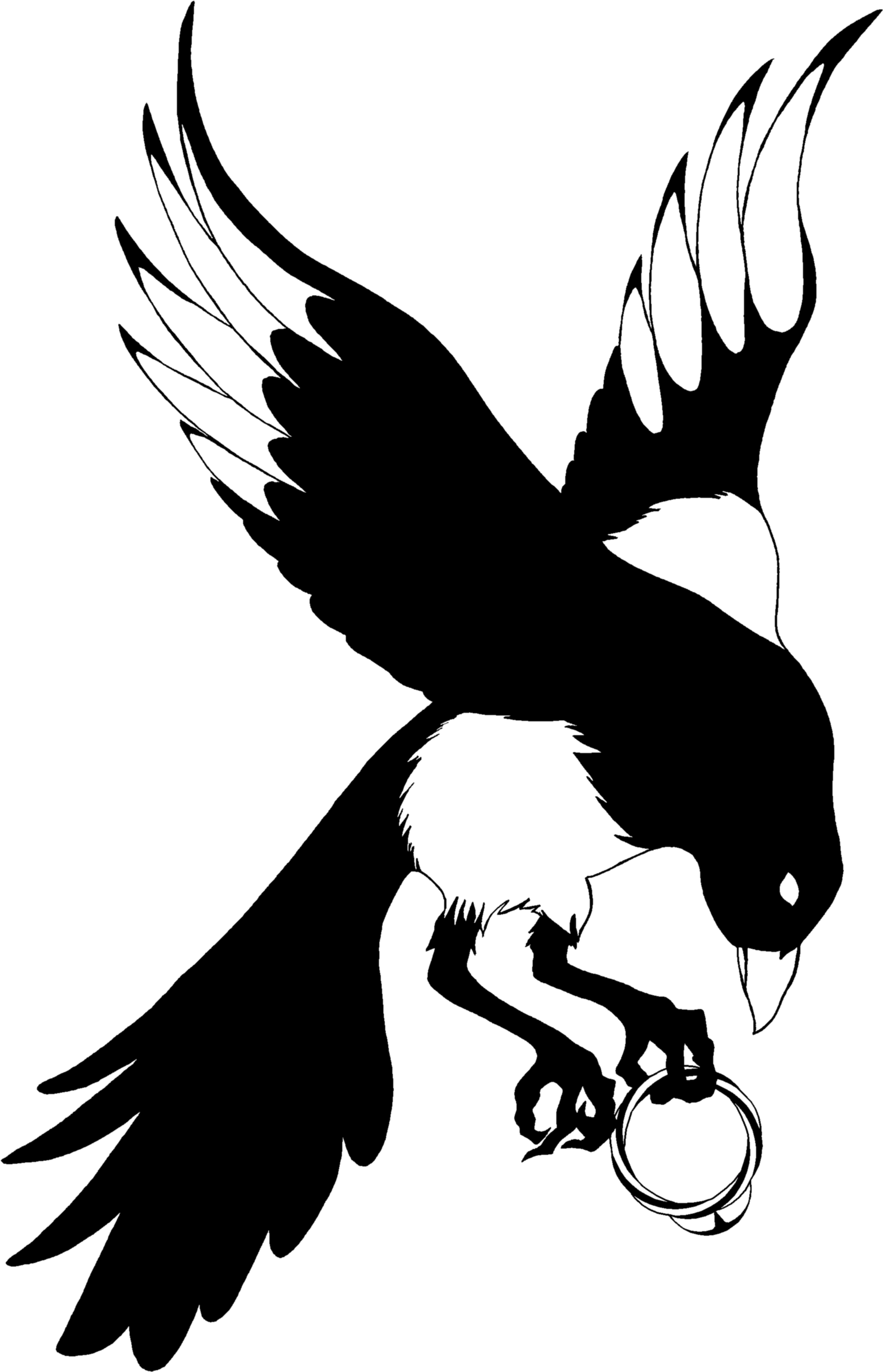 Bildresultat För Raven Bird Claw Jewelry - Jewellery (1978x3078), Png Download