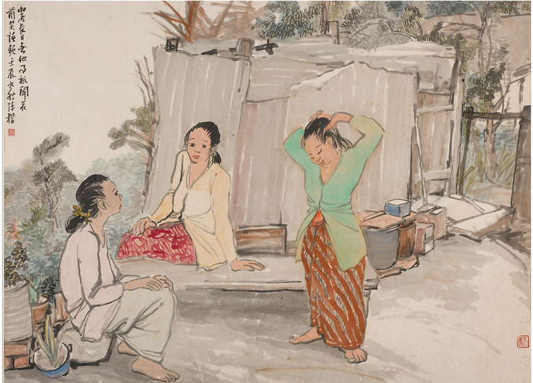 Relive Singapore's Yesteryear Through Iconic Chinese - Chen Chong Swee Artworks (991x557), Png Download