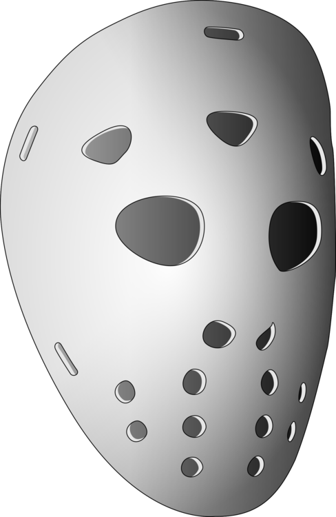Protective Gear In Sports Goaltender Mask Hockey Helmets - ジェイソン マスク 素材 (488x750), Png Download