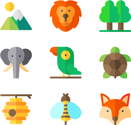 Wildlife - Vector Graphics (600x564), Png Download