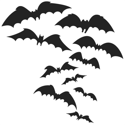 Halloween Bat Vector Free Transparent Images - Bats Svg (432x432), Png Download