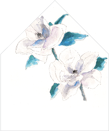 Floral Painting - Gardenia (400x480), Png Download