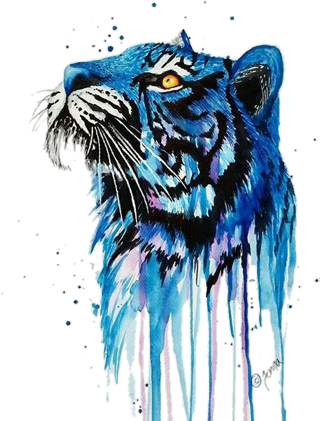 Report Abuse - Tatuagem Feminina De Tigre (476x634), Png Download