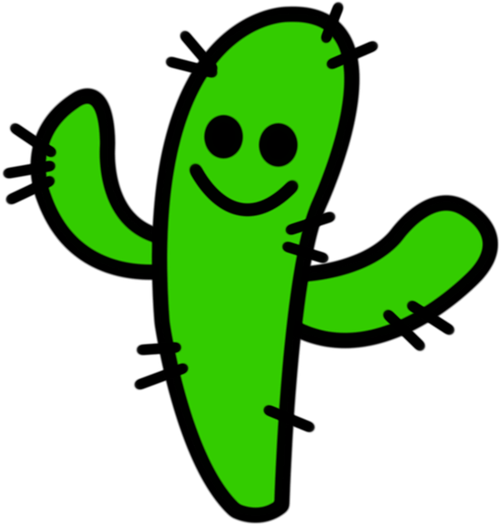 Wild Cactus Images - Cactus Cartoon Png (720x720), Png Download