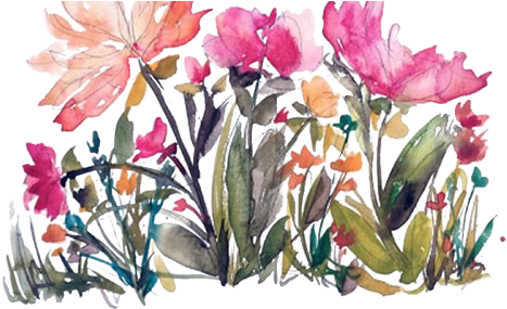 Primarily Yellowprimarily Yellow - Transparent Floral Watercolor Png (532x299), Png Download