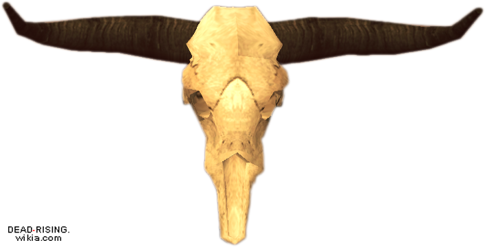 Dead Rising Bull Skull - Skull Bull Png (707x360), Png Download
