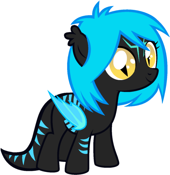 Neon Blaze By 9-toybonnie On Deviantart Clip Black - Mlp Neon Blaze (600x601), Png Download