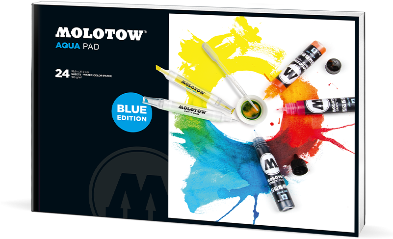 Molotow Aqua Pad (27 X 19,5 Cm) (800x800), Png Download