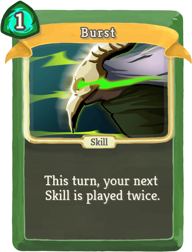 Burst - Slay The Spire 武器 (678x874), Png Download