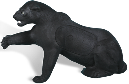 Black Panther - Rinehart Black Panther 3-d Foam Archery Target Replacement (450x505), Png Download