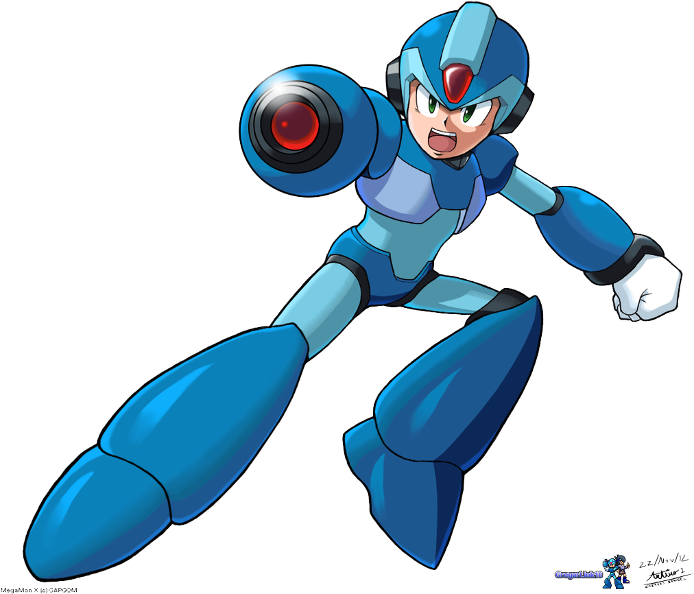 Megaman Png Transparent Megaman - Megaman X Original Artwork (1024x887), Png Download