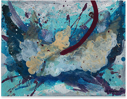 All About Butterflies, 45x35cm, Mixed Media On Canvass, - Painting (489x352), Png Download
