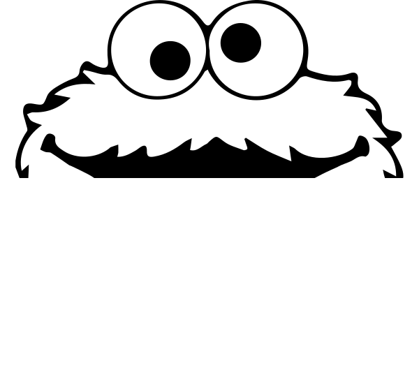 Cookie Monster (600x550), Png Download