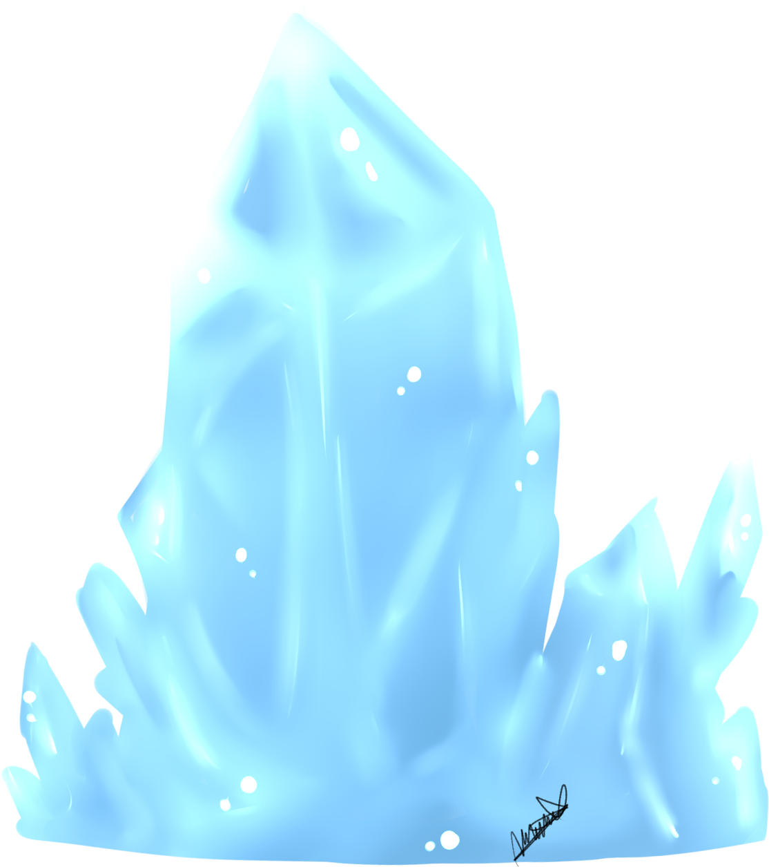 Blue Crystal - Blue Crystal Png (1318x1351), Png Download