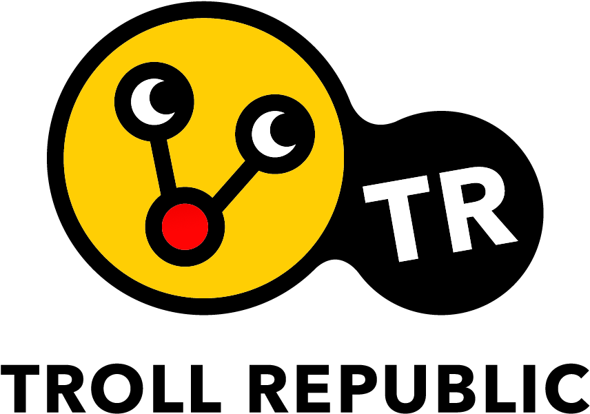 Wana Add Your Groups Watermark Click Here - Troll Republic Logo Transparent (1128x1030), Png Download