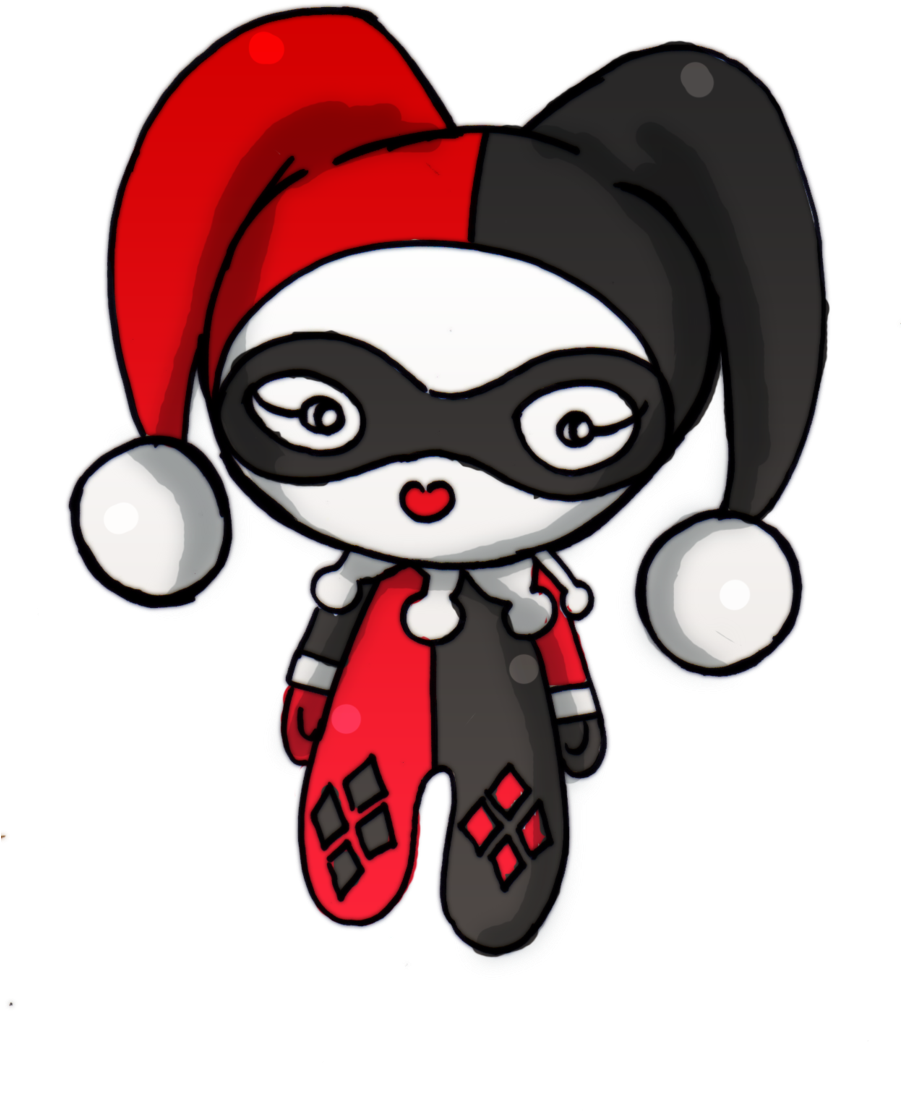 Svg Collection Of Baby Drawing High Quality - Cute Drawing Of Harley Quinn (900x1165), Png Download
