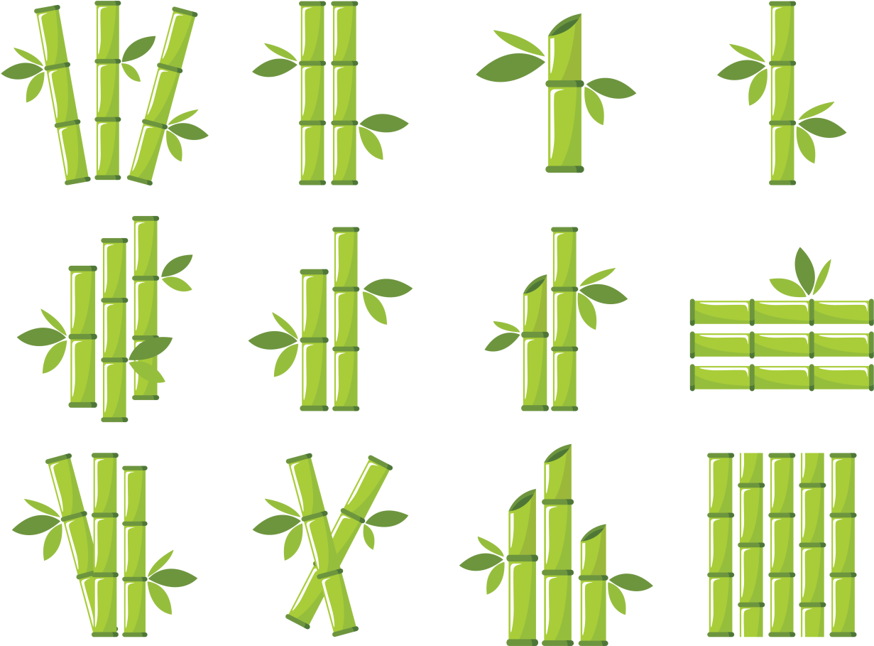 Bamboo Icon (1400x980), Png Download