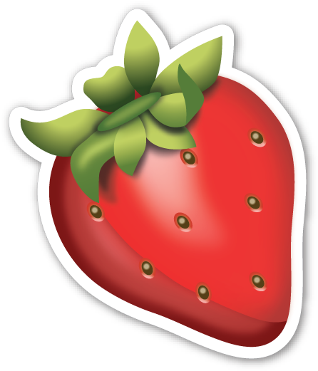 If You Are Looking For The Emoji Sticker Pack, Which - Strawberry Emoji Png (453x528), Png Download