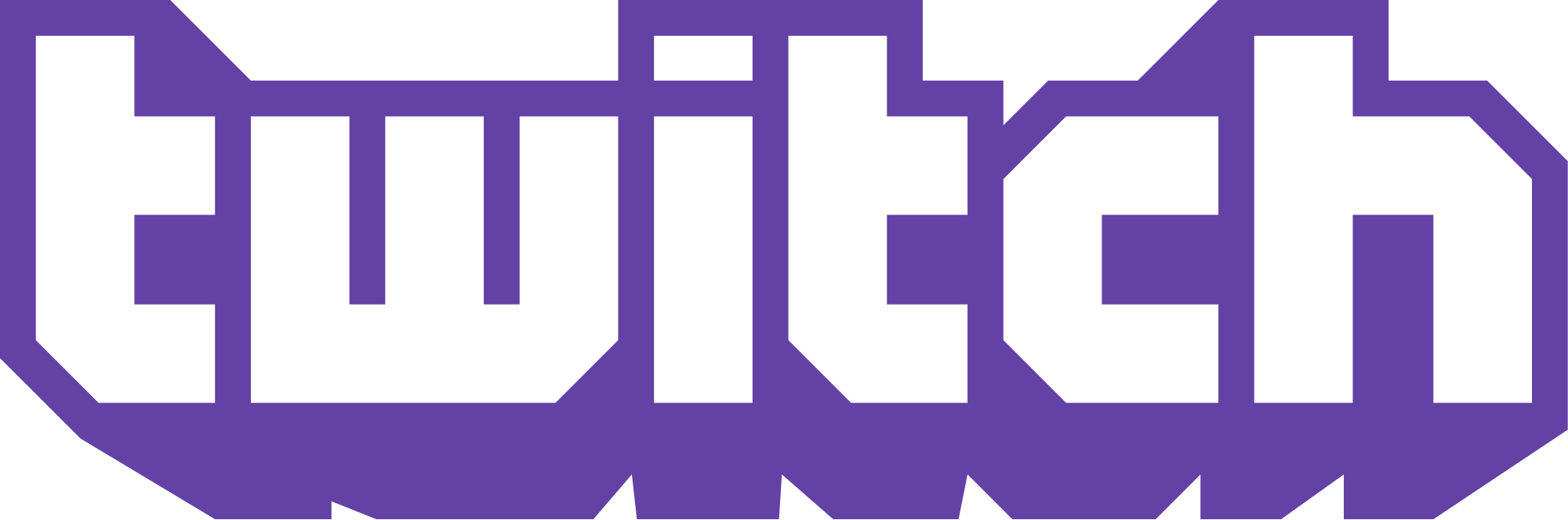Twitch Transparent Svg - Twitch Tv (2000x664), Png Download